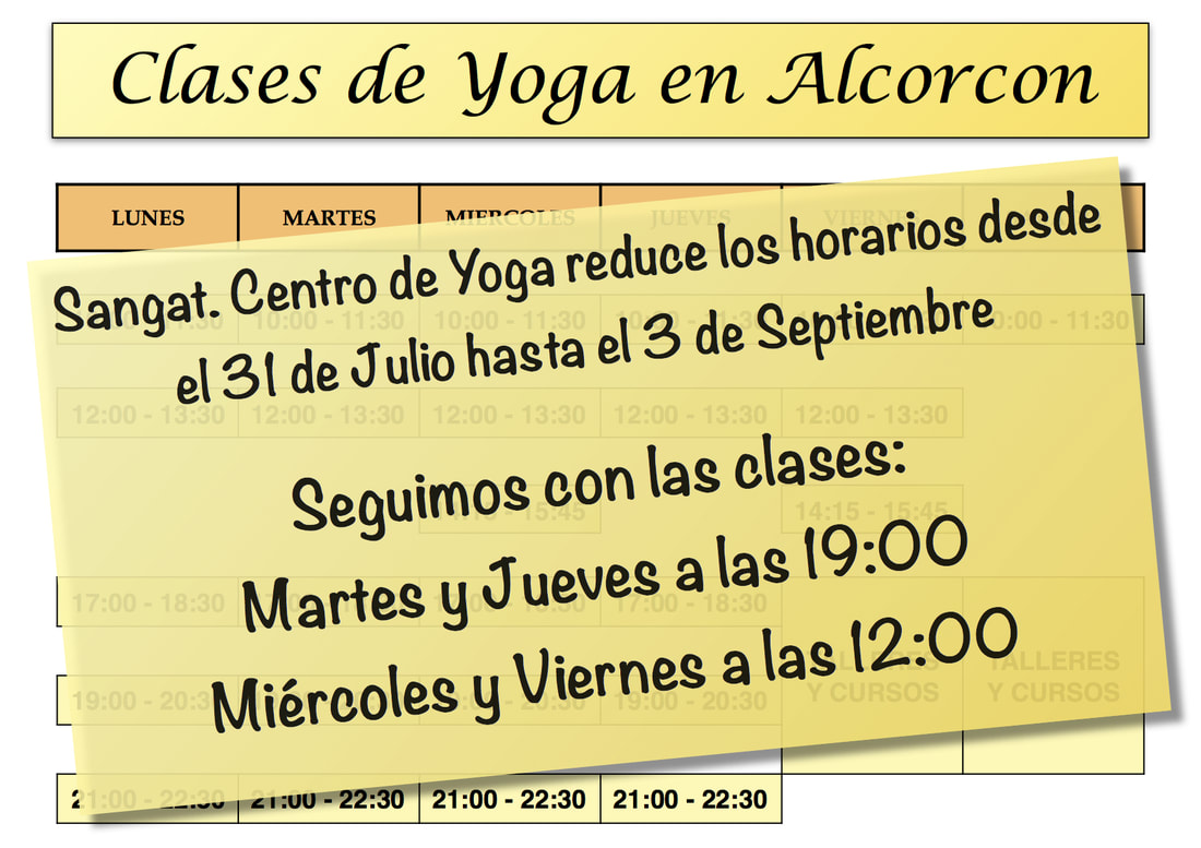 Yoga en Alcorcón, Sangat. Agosto